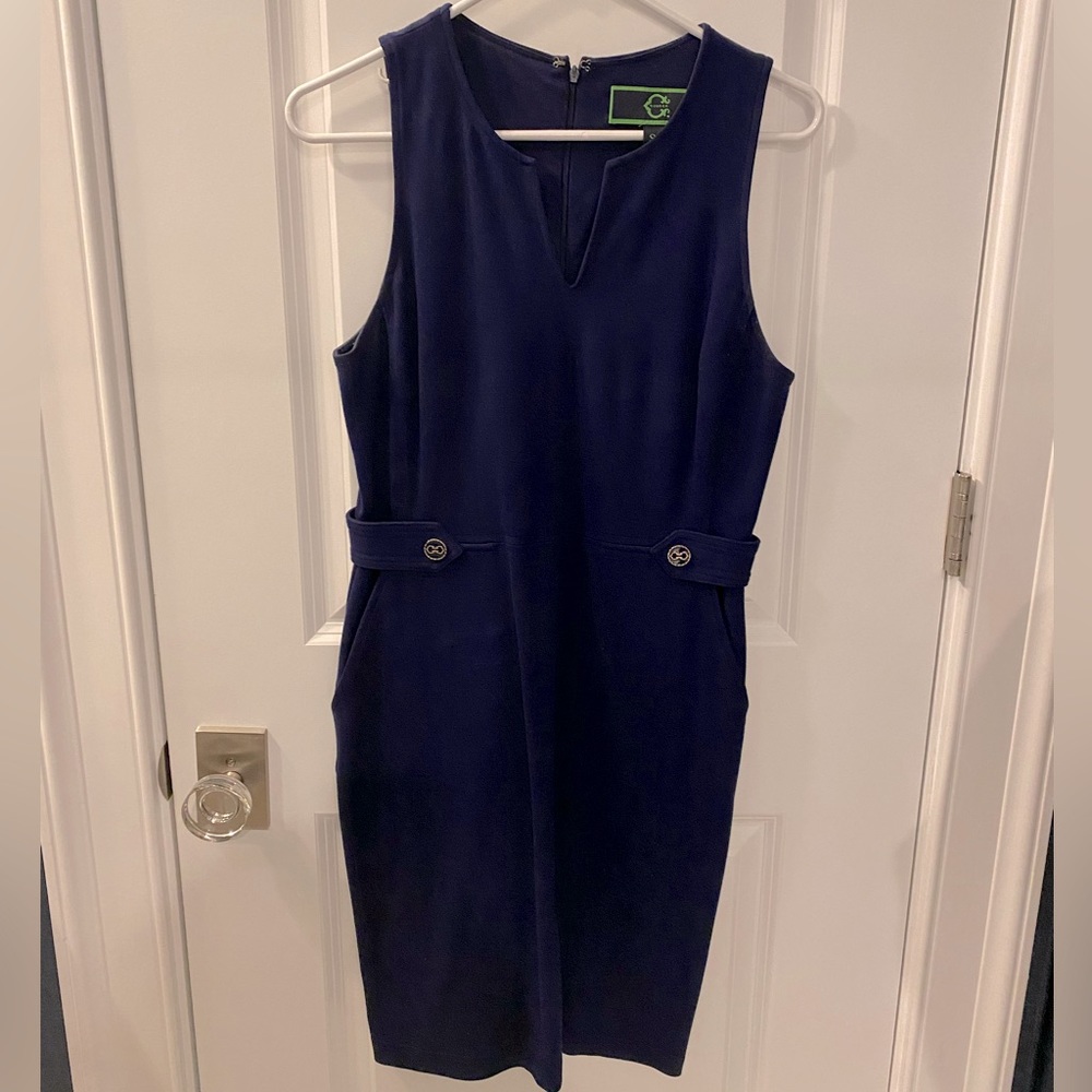 C Wonder navy blue dress with pockets